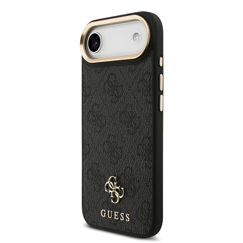 Apple iPhone 17 Air Guess Orjinal Lisanslı 4G ve Yazı Logolu Kılıf + Ekran Koruyucu + Lens Koruyucu 3in1 Aksesuar Seti
