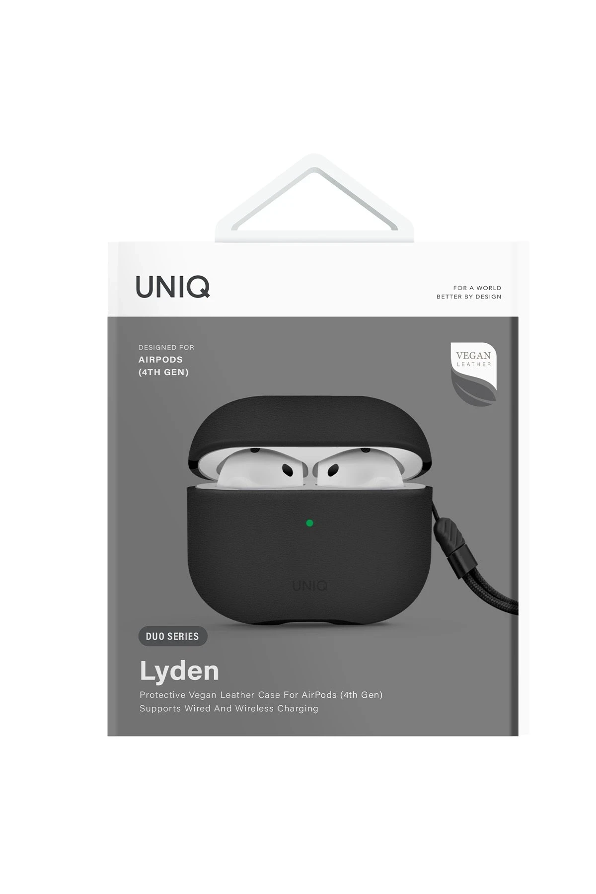 Uniq Airpods 4 (4.nesil) Lyden DS Deri Kılıf