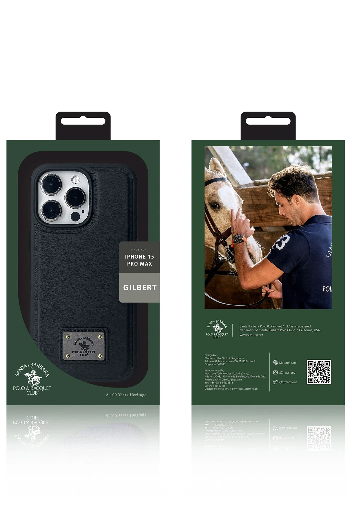 Santa Barbara Polo Racquet Club iPhone 15 Pro Max Gilbert Kapak