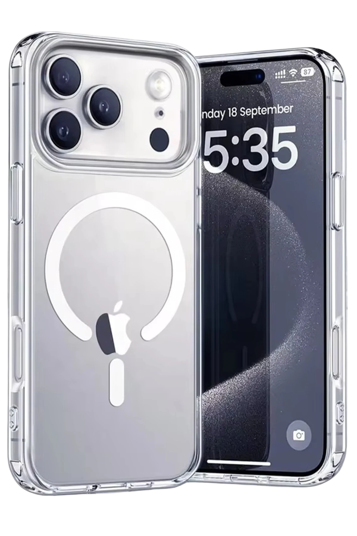 Yesido iPhone 17 Pro Max PC03 Ace Şeffaf Magsafe Kapak