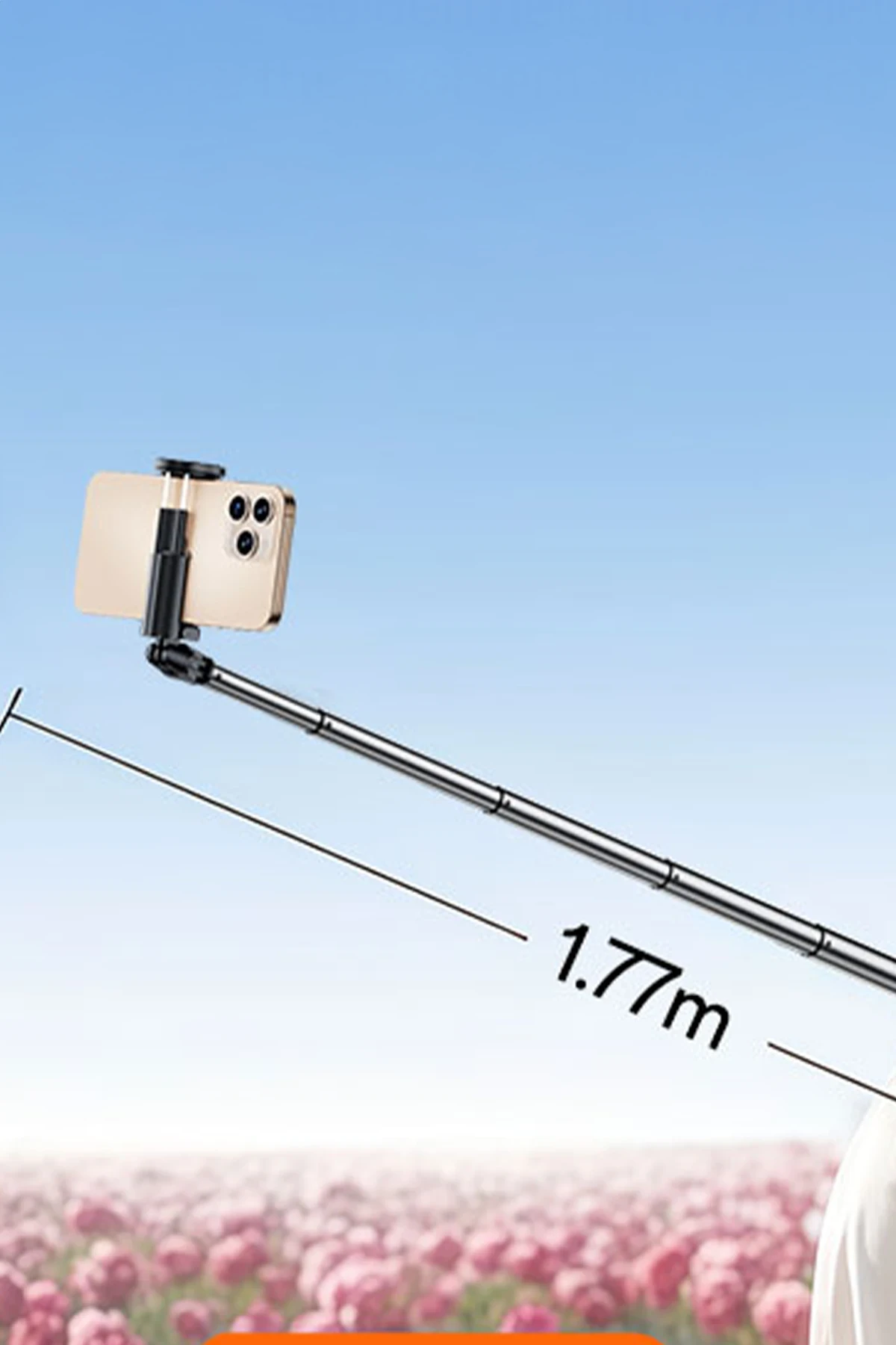 Yesido SF30 Düşmeye Karşı Mekanizmalı BT 5.2 Tripodlu Selfie Çubuğu