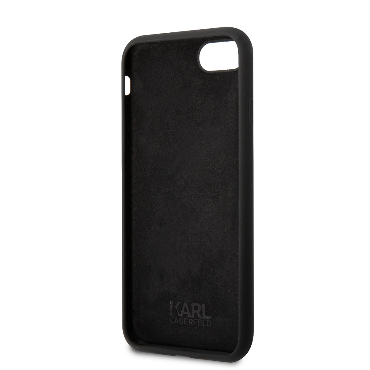 Apple iPhone 8 Kılıf Karl Lagerfeld Silikon Choupette Dizayn Kapak