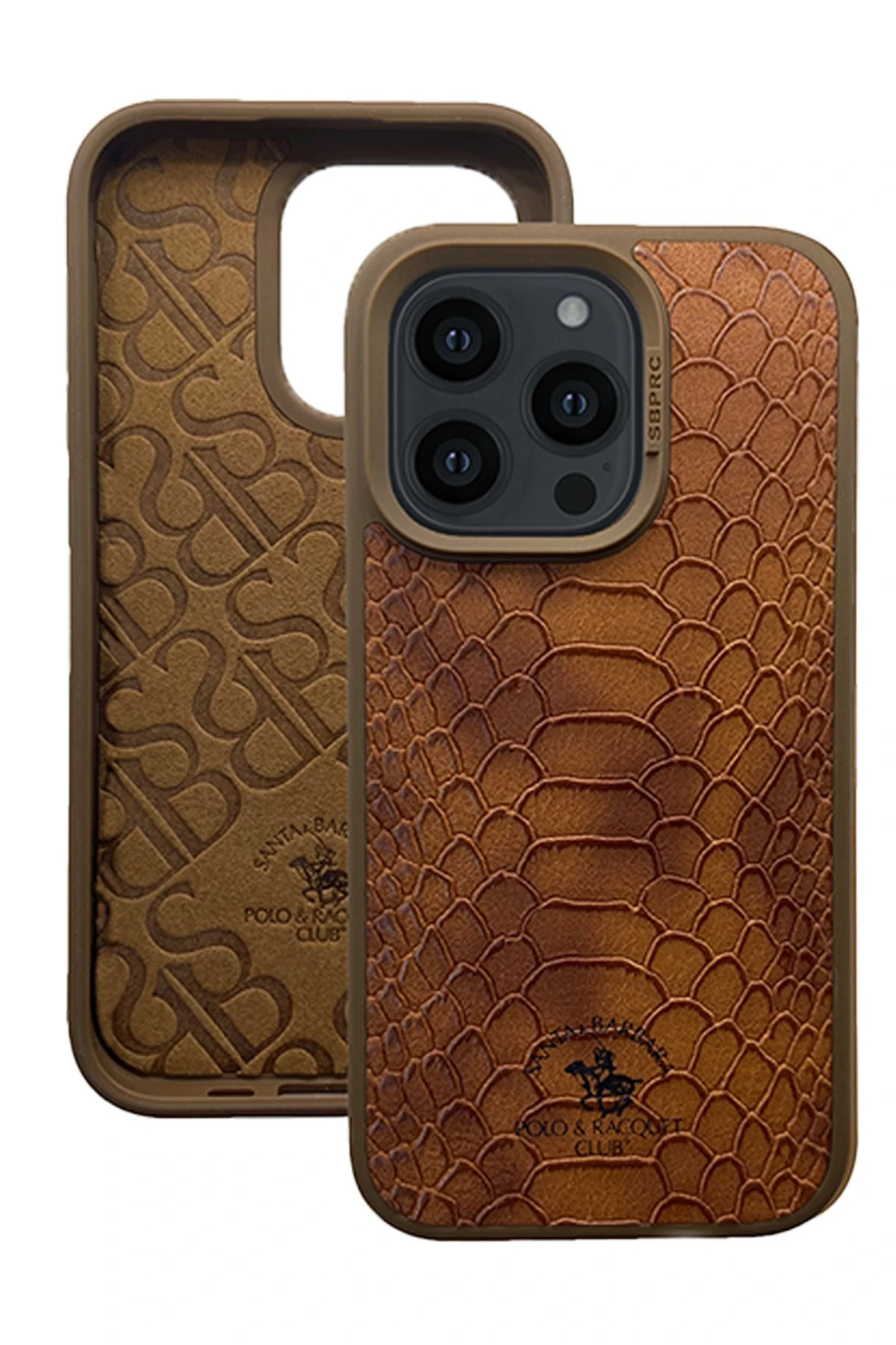 Santa Barbara Polo Racquet Club iPhone 15 Pro Max Knight Deri Kapak
