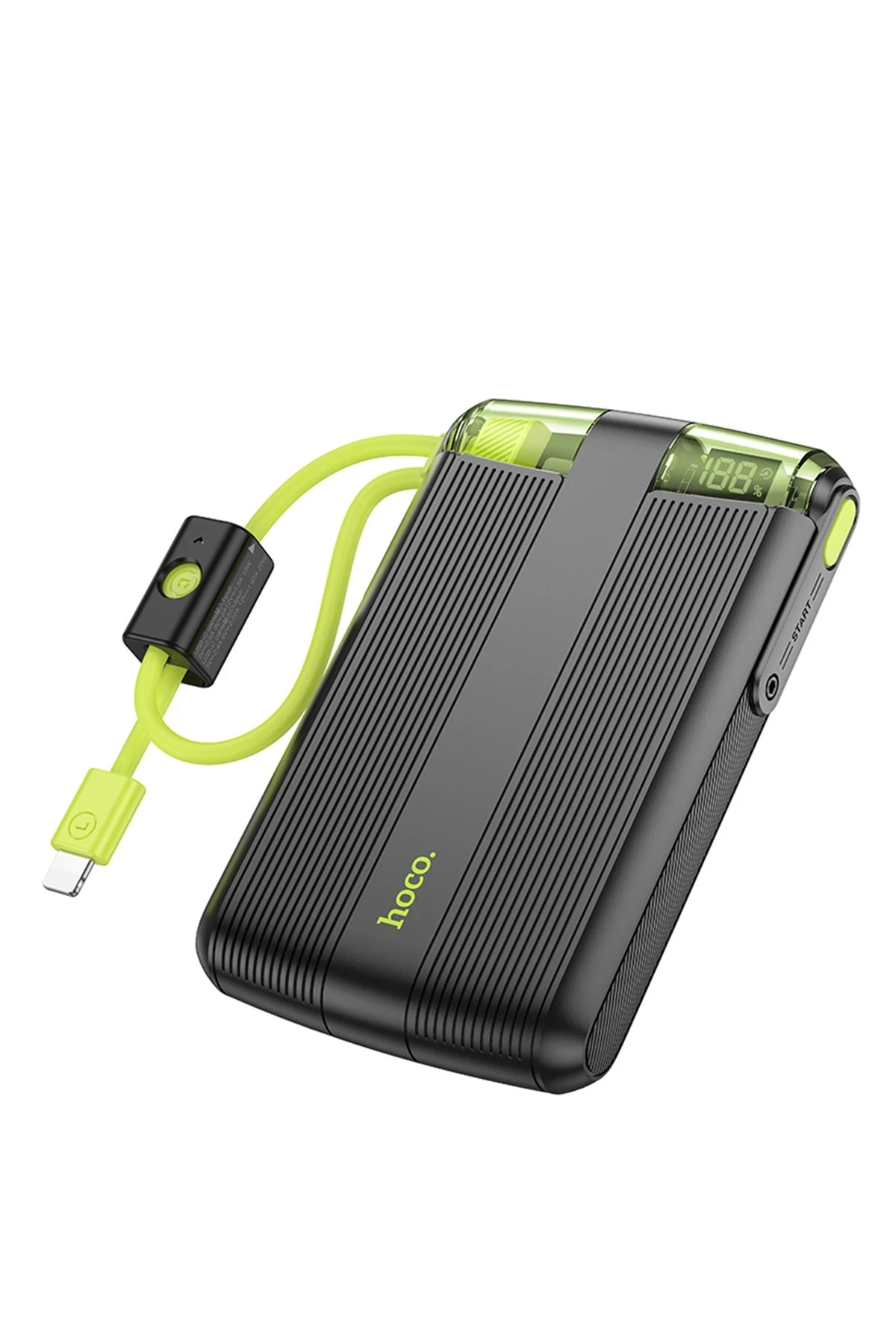 Hoco. J127 Dijital Göstergeli Dual Kablolu 20W 10.000 mAh PD Mini Powerbank