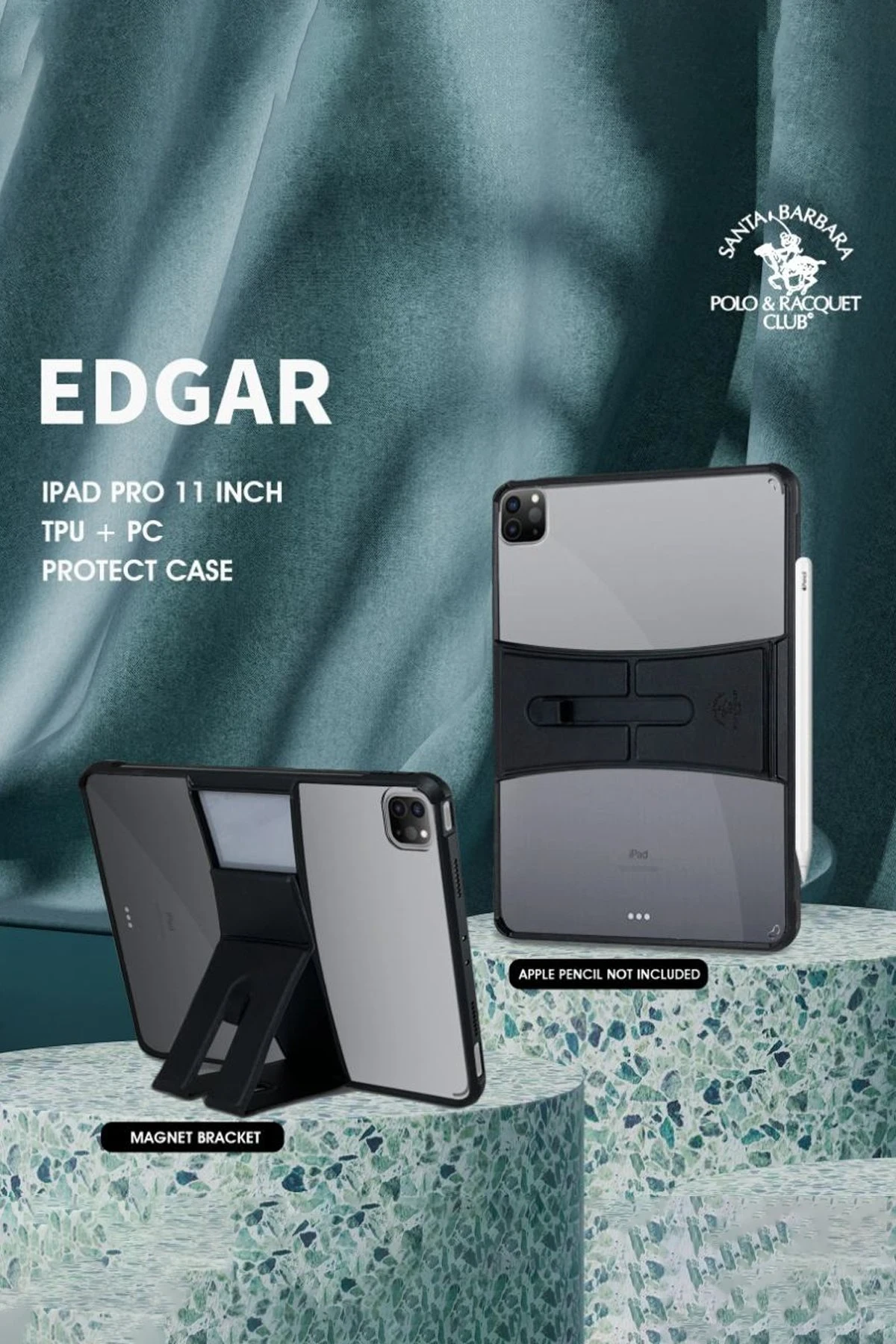 Santa Barbara Polo Racquet Club iPad Pro 11 (2021) Edgar Stand Kapak