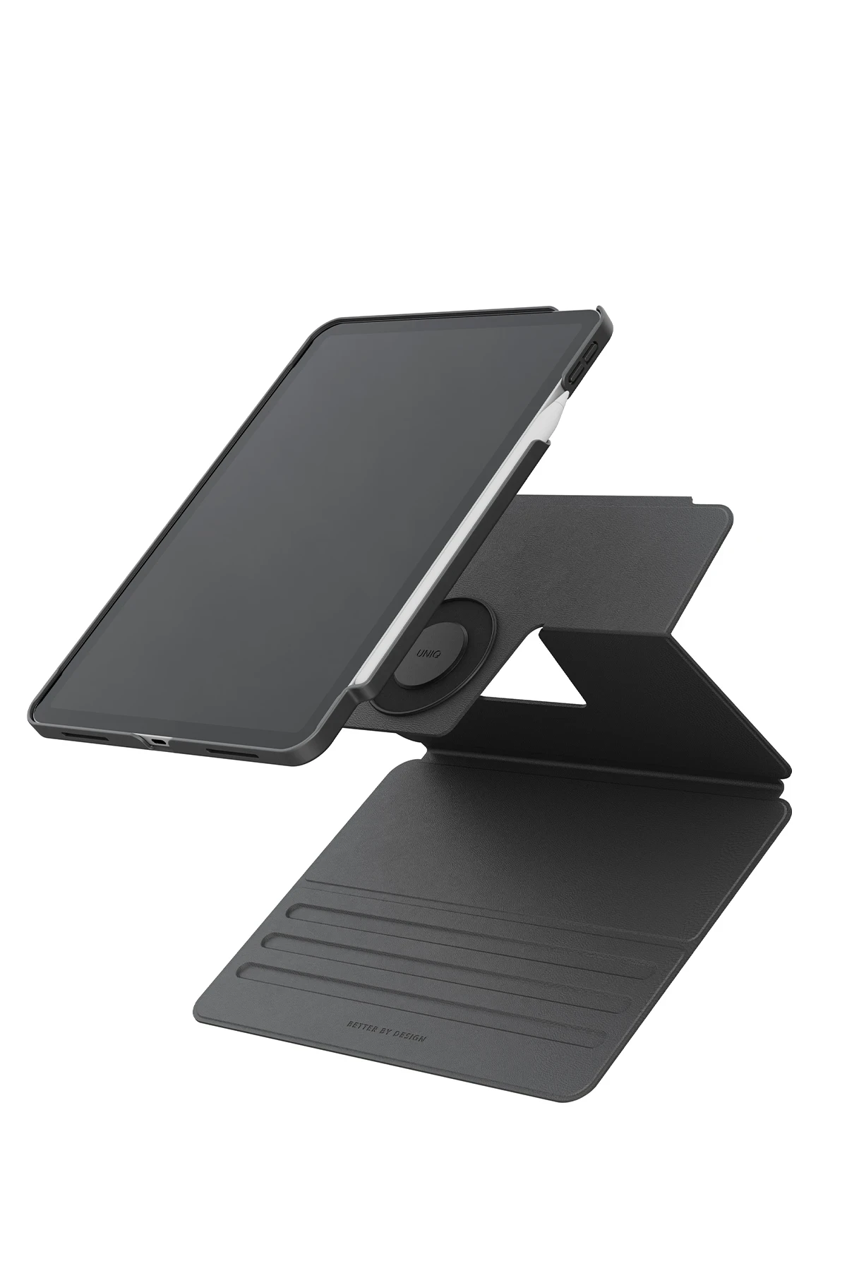 Uniq iPad 2025 10.9 (10.Nesil) Rovus Snapmount 360 Derece Dönebilen Manyetik Tablet Kılıf