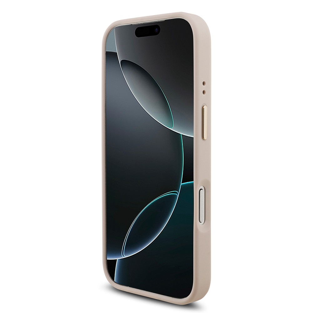 Apple iPhone 17 Pro Kılıf Guess Orjinal Lisanslı 4G Büyük Metal Logolu Kalın Askılı Kapak