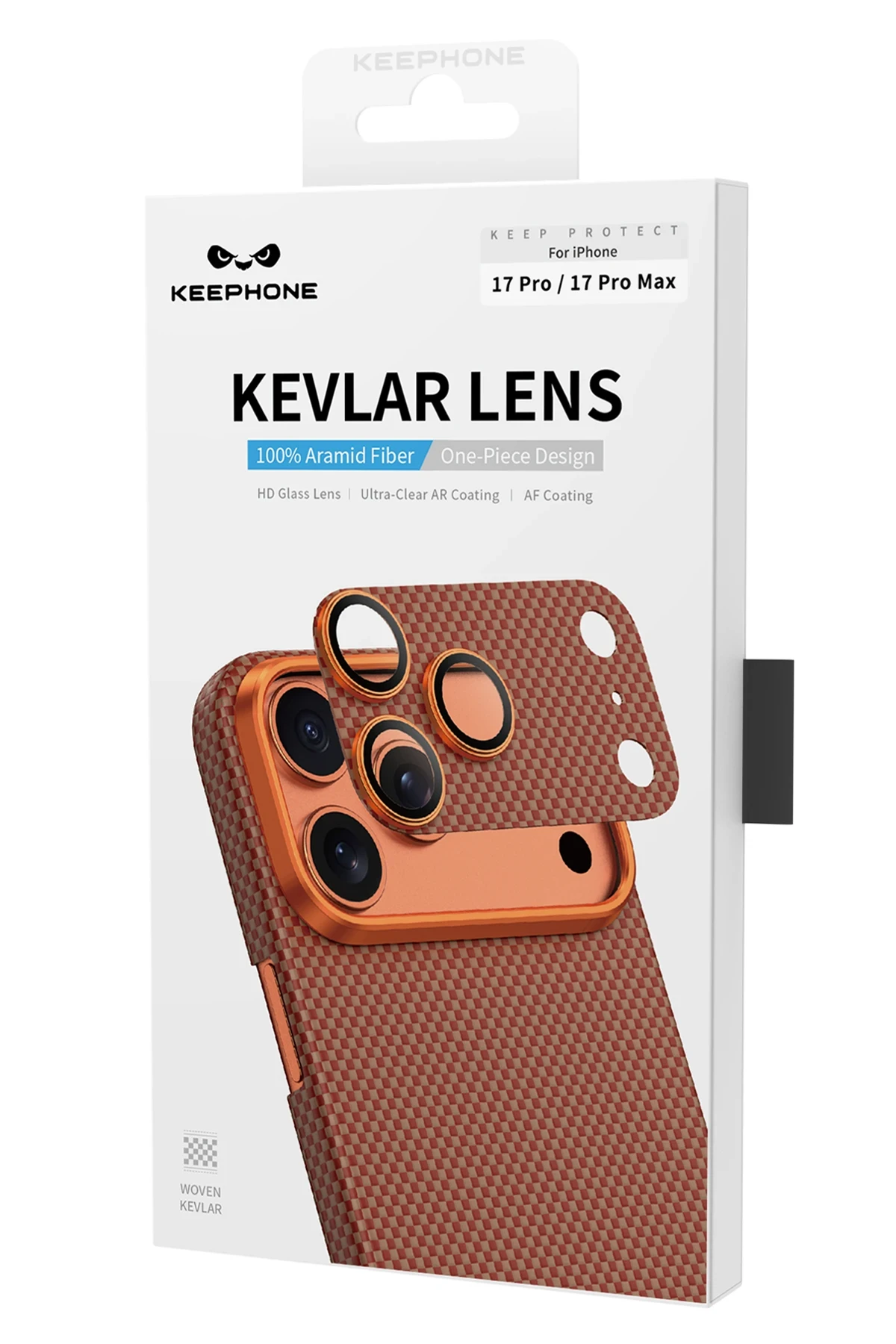 Keephone Apple iPhone 17 Pro Max Kevlar Kamera Lens