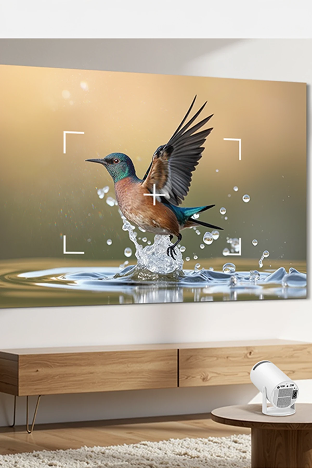 Yesido TV14 180 Derece Ayarlanabilir BT 5.0 720P Kablosuz Mini Projeksiyon Cihazı