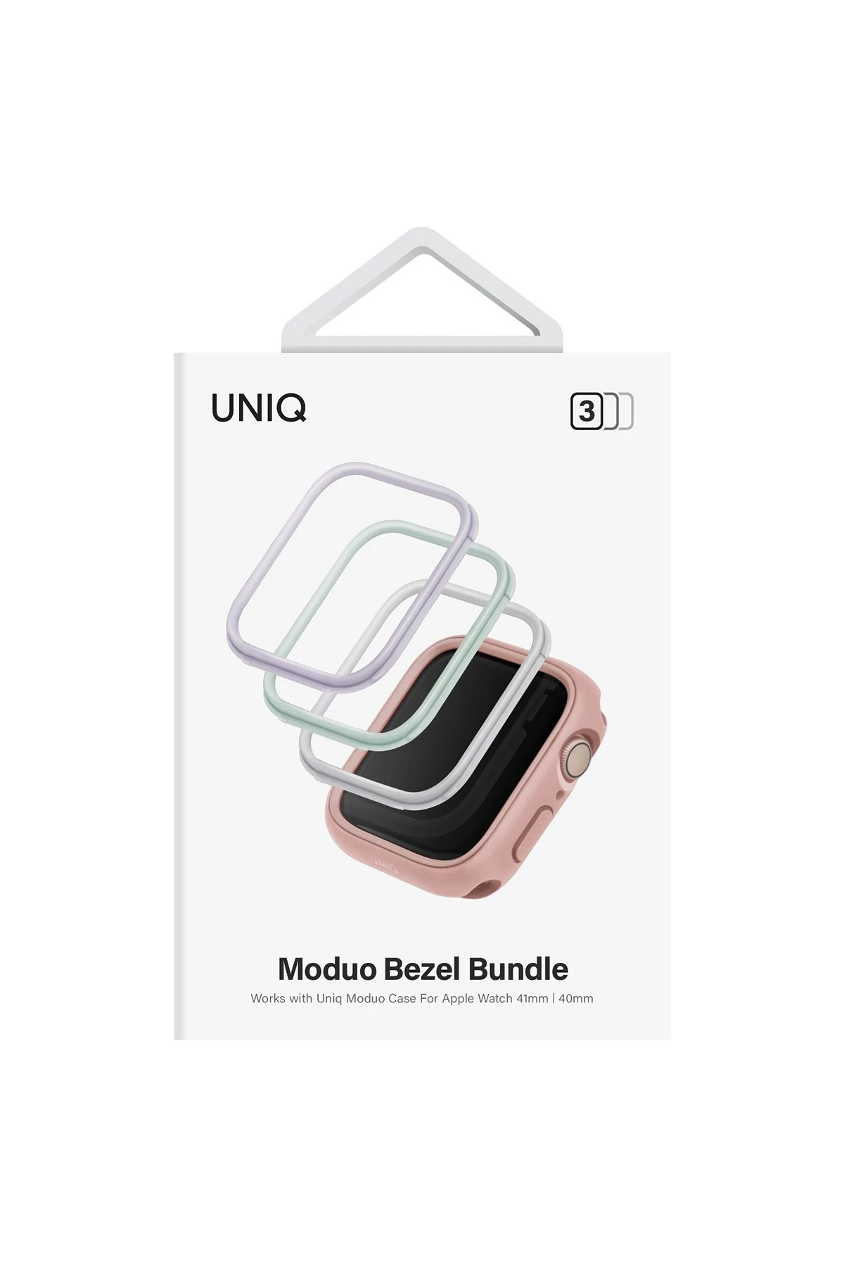 Uniq Watch 41mm Moduo 3in1 Kasa Korucuyu - Gri-Lila-Beyaz
