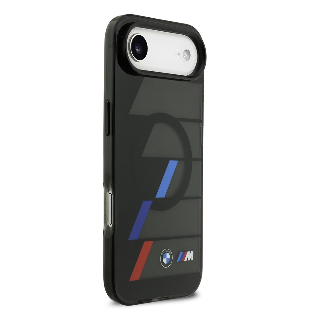 Apple iPhone 17 Air Kılıf BMW Orjinal Lisanslı M-safe Şarj Özellikli IML Baskılı Üç Renkli M Dizayn Kapak