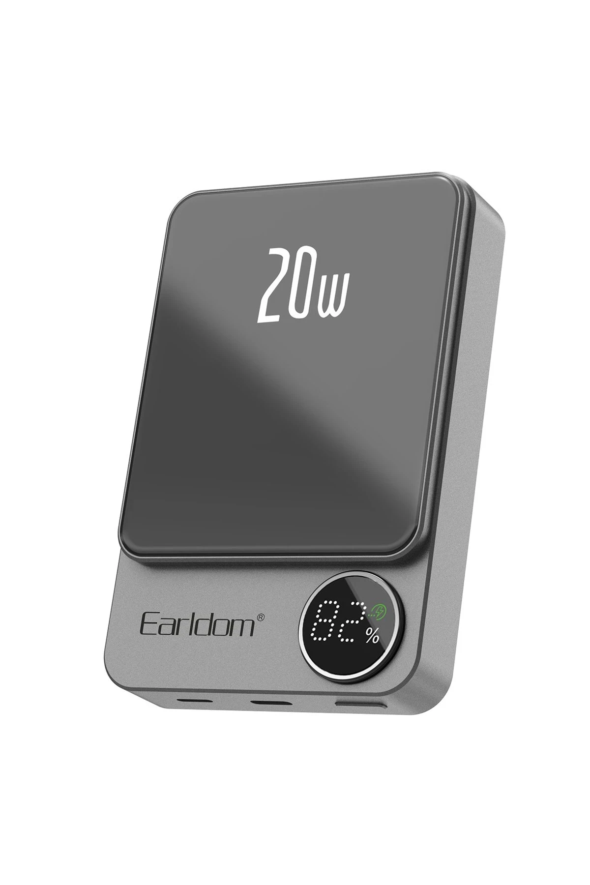 Earldom PD24 10.000 mAh 20W Kablosuz Şarjlı PD Hızlı Şarj Mini Powerbank