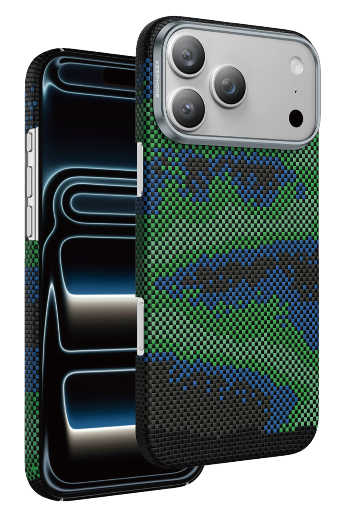 Keephone Apple iPhone 17 Pro Kevlar Starry Magsafe Kapak