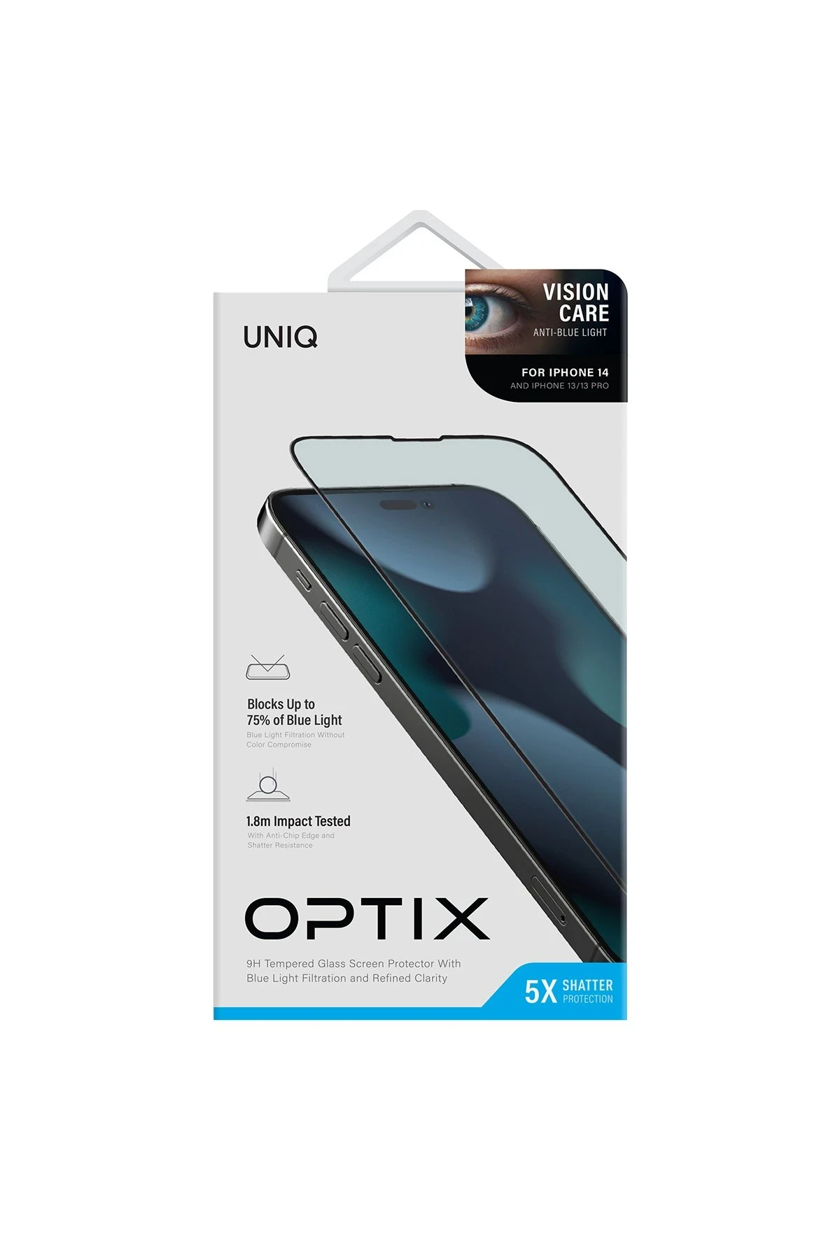 Uniq iPhone 14 Optix Vision Care Cam Ekran Koruyucu