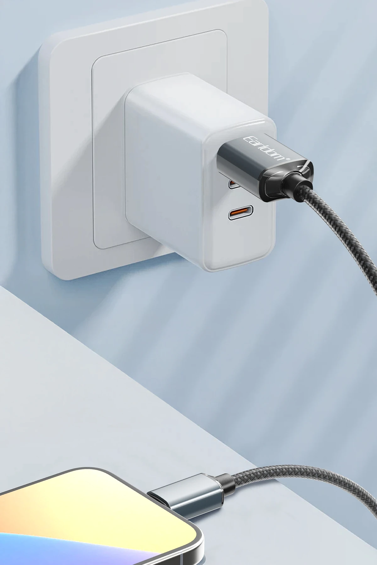 Earldom EC-200L 2M 3A USB to Lightning Hızlı Şarj Kablosu