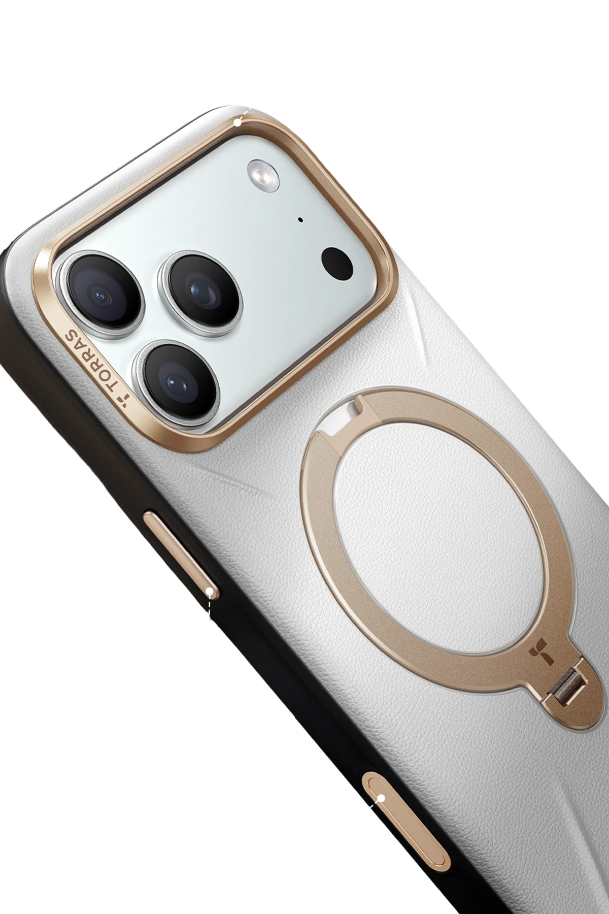Torras Apple iPhone 17 Pro O Stand Spin VegSkin Serisi Magsafe Kılıf
