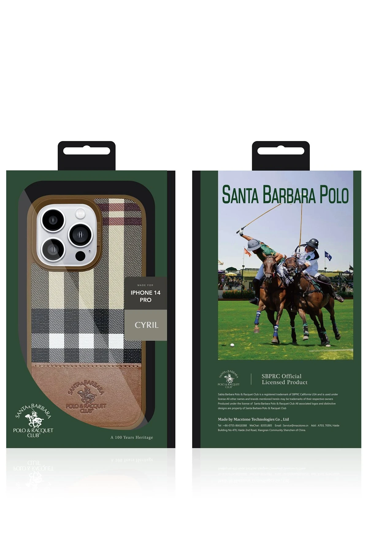 Santa Barbara Polo Racquet Club iPhone 14 Pro Max Cyril Magsafe Kapak