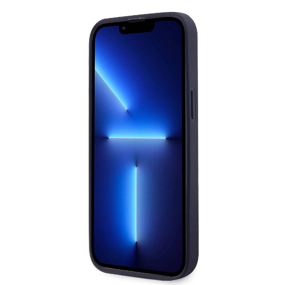 Apple iPhone 15 Pro Kılıf Lacoste Orjinal Lisanslı M-safe Şarj Özellikli PU Deri Görünümlü Kartlıklı Karışık Monogram Desenli Kapak