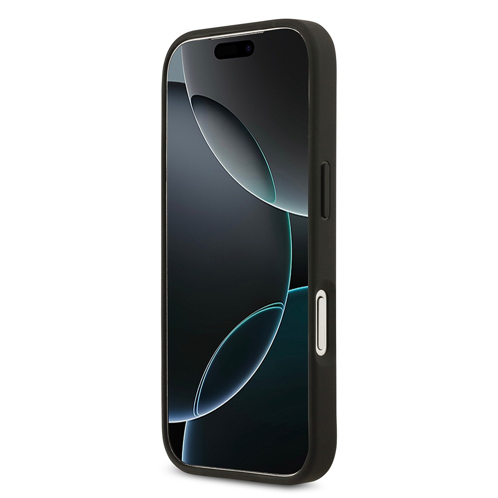 Apple iPhone 17 Pro Kılıf Guess Orjinal Lisanslı Gül Baskılı Büyük Metal Logo Dizaynlı Kapak