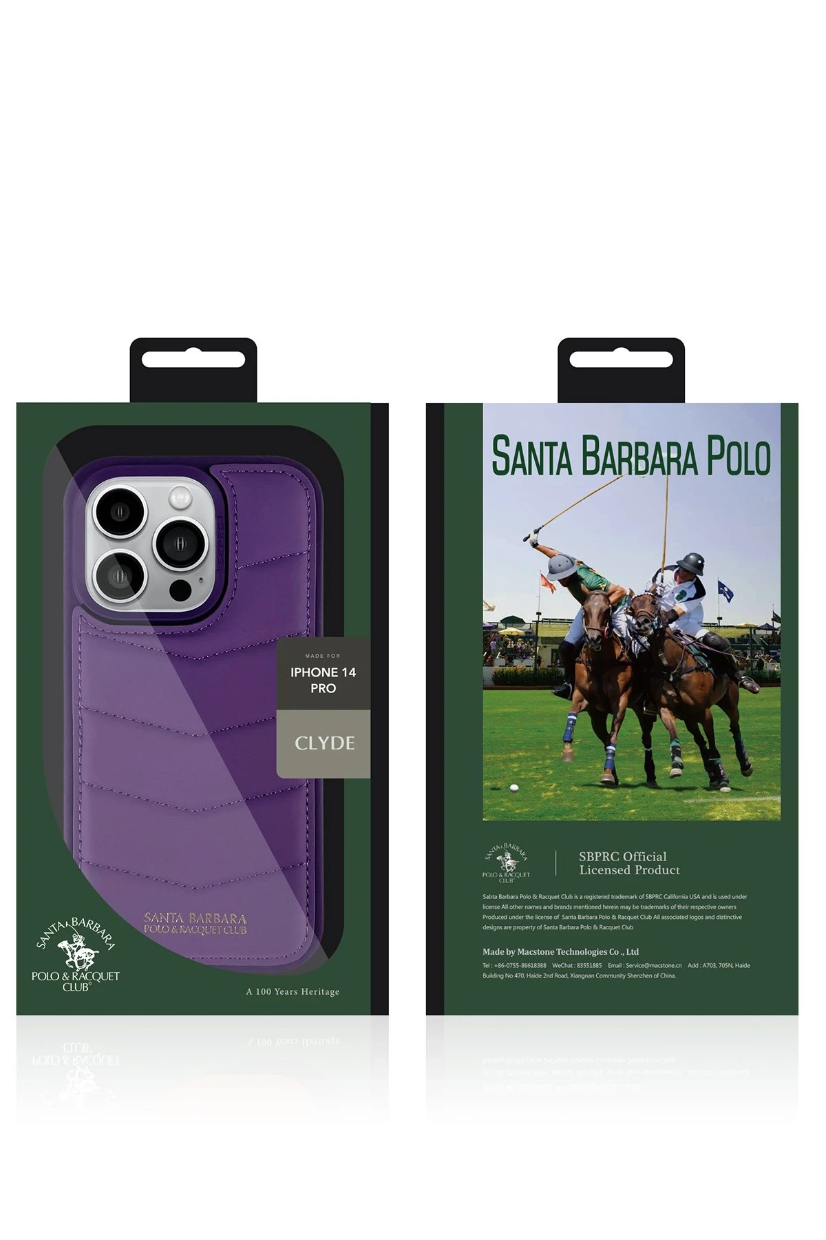 Santa Barbara Polo Racquet Club iPhone 14 Pro Max Clyde Stand Kapak
