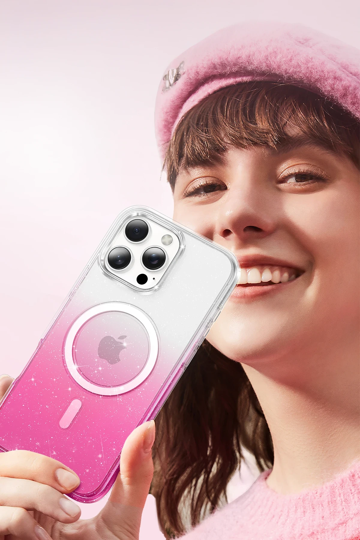 Keephone iPhone 16 Pro Lillian Simli Magsafe Kılıf