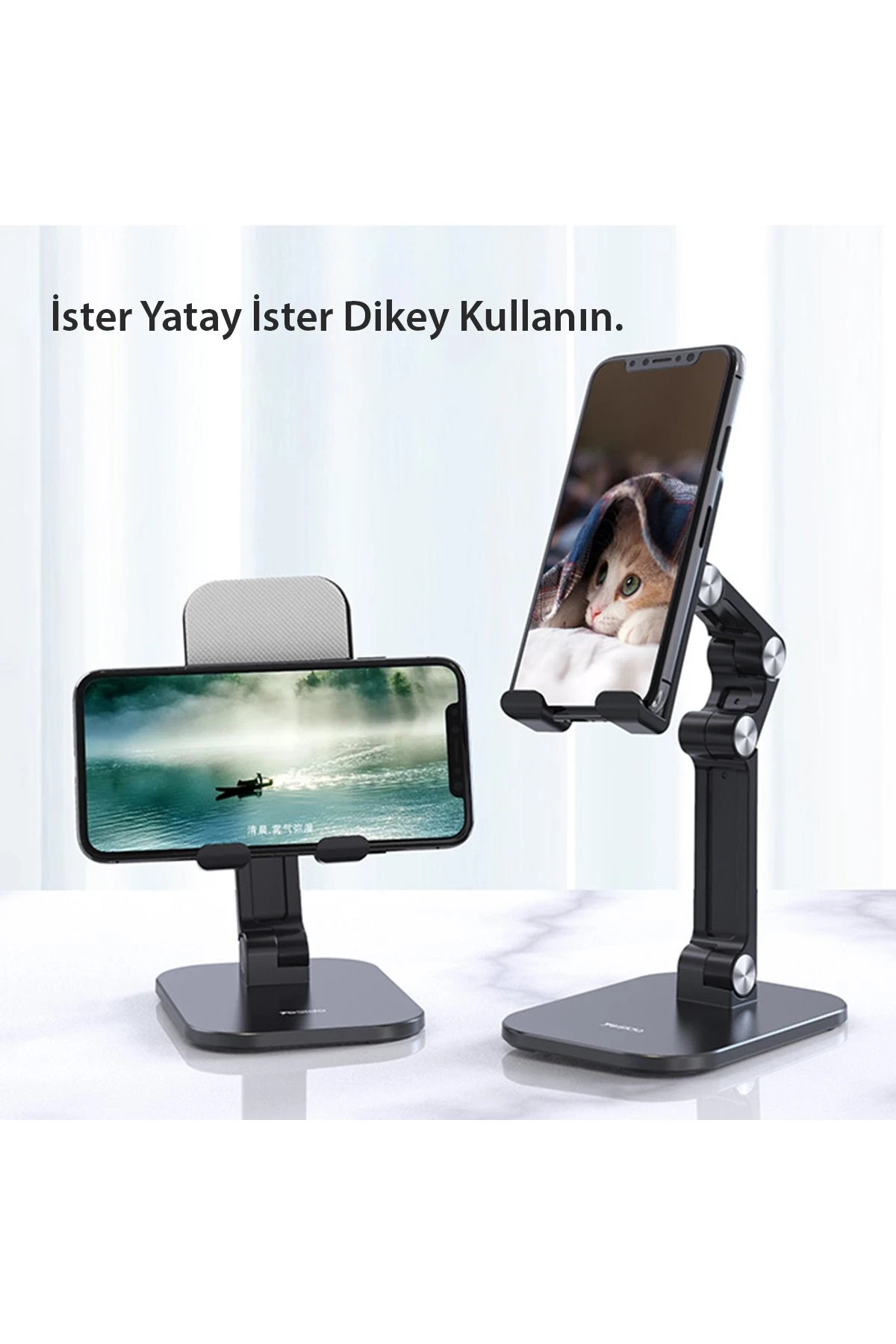 Yesido C104 Ayarlanabilir Katlanabilir Masaüstü Telefon Tablet Standı