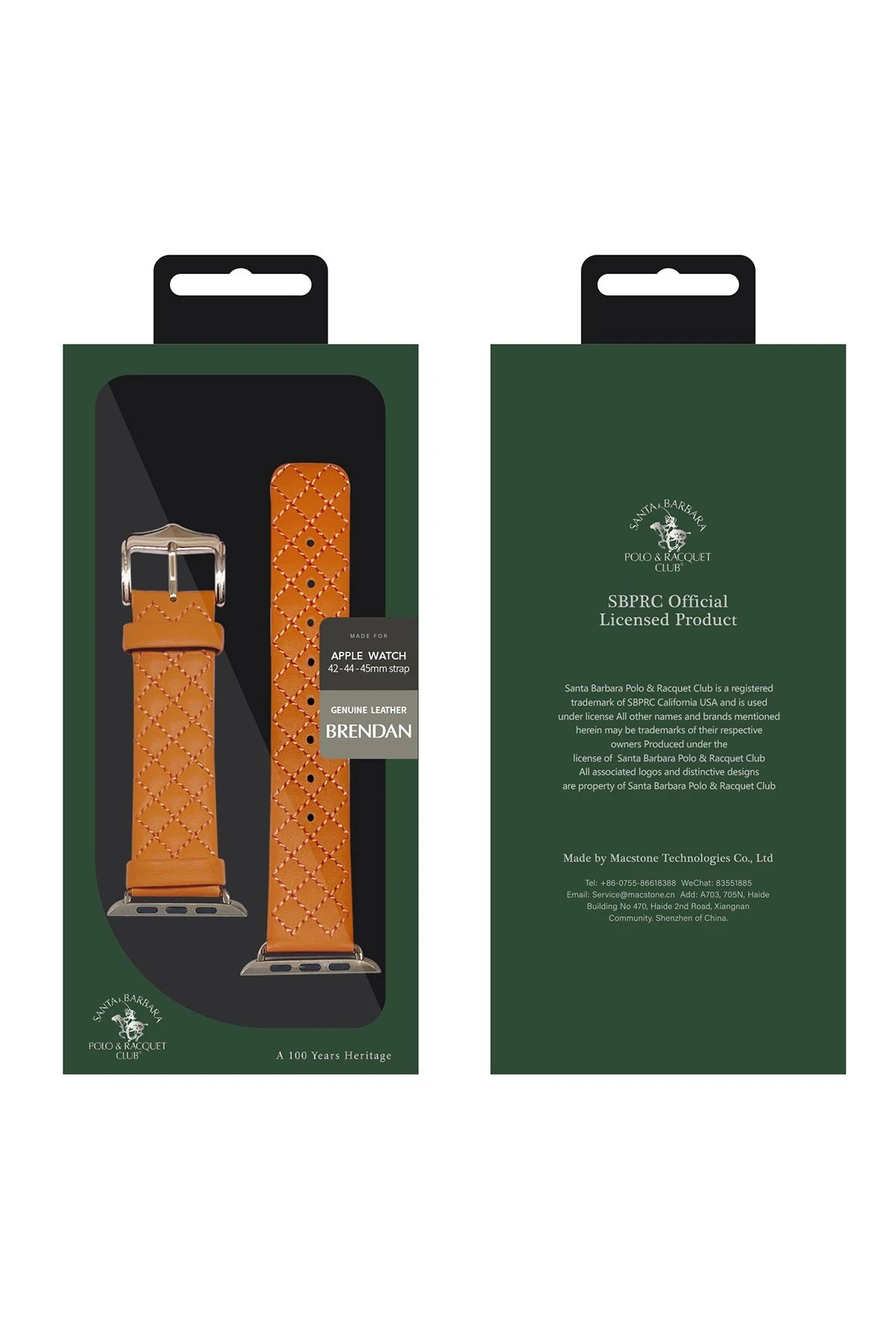 Santa Barbara Polo Racquet Club Watch 45mm Brendan Deri Kordon