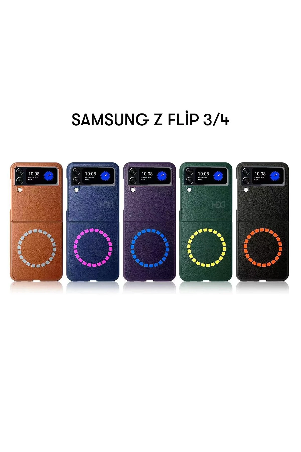 HDD Samsung Galaxy Z Flip 4 Kılıf HBC-156 Forum Magneticsafe Kapak