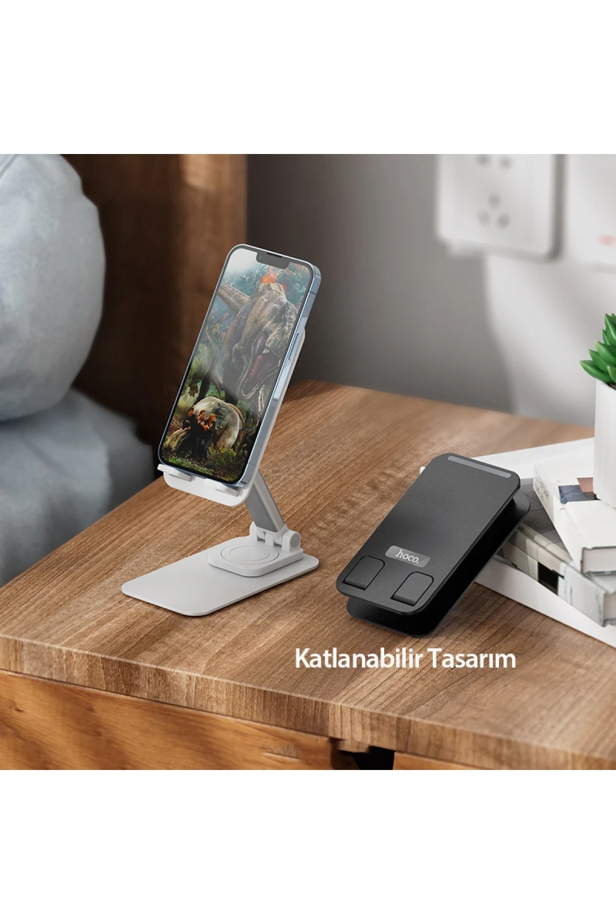 Hoco. PH50 Ayarlanabilir Katlanabilir Masaüstü Telefon Tablet Tutucu