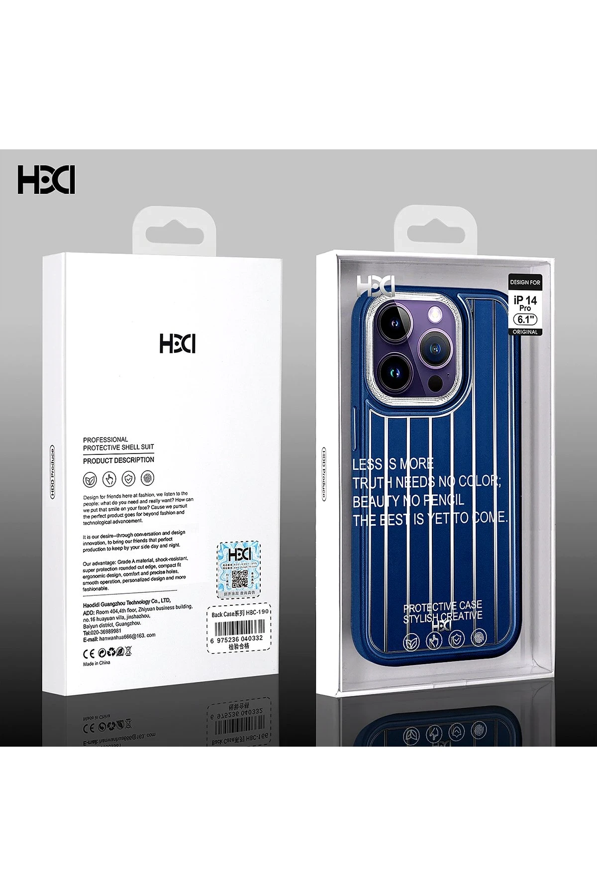 HDD iPhone 14 Pro Kılıf HBC-190 Kolaj Kapak