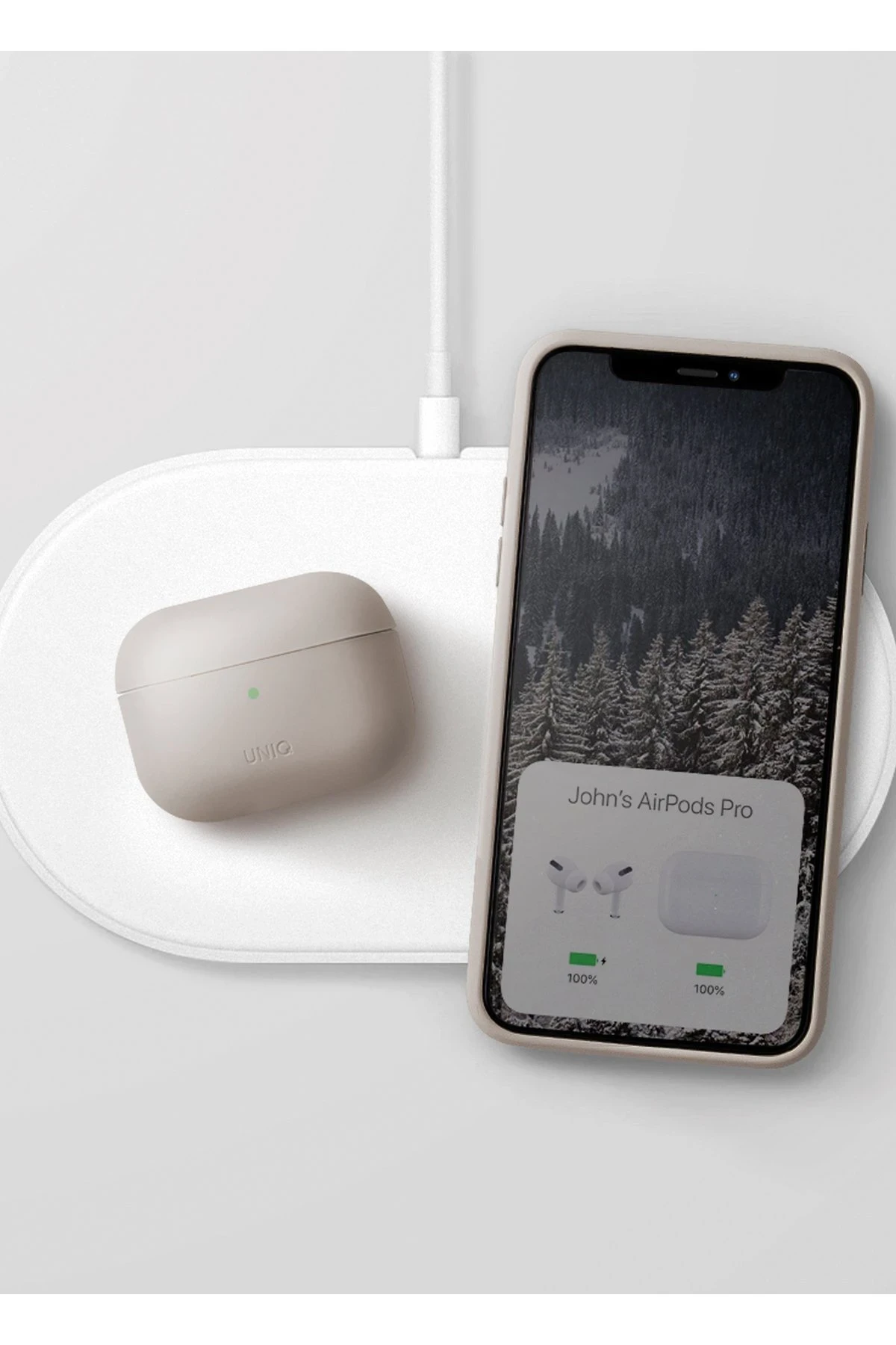 Uniq Airpods Pro 2 (2.nesil) Lino Silikon Kılıf