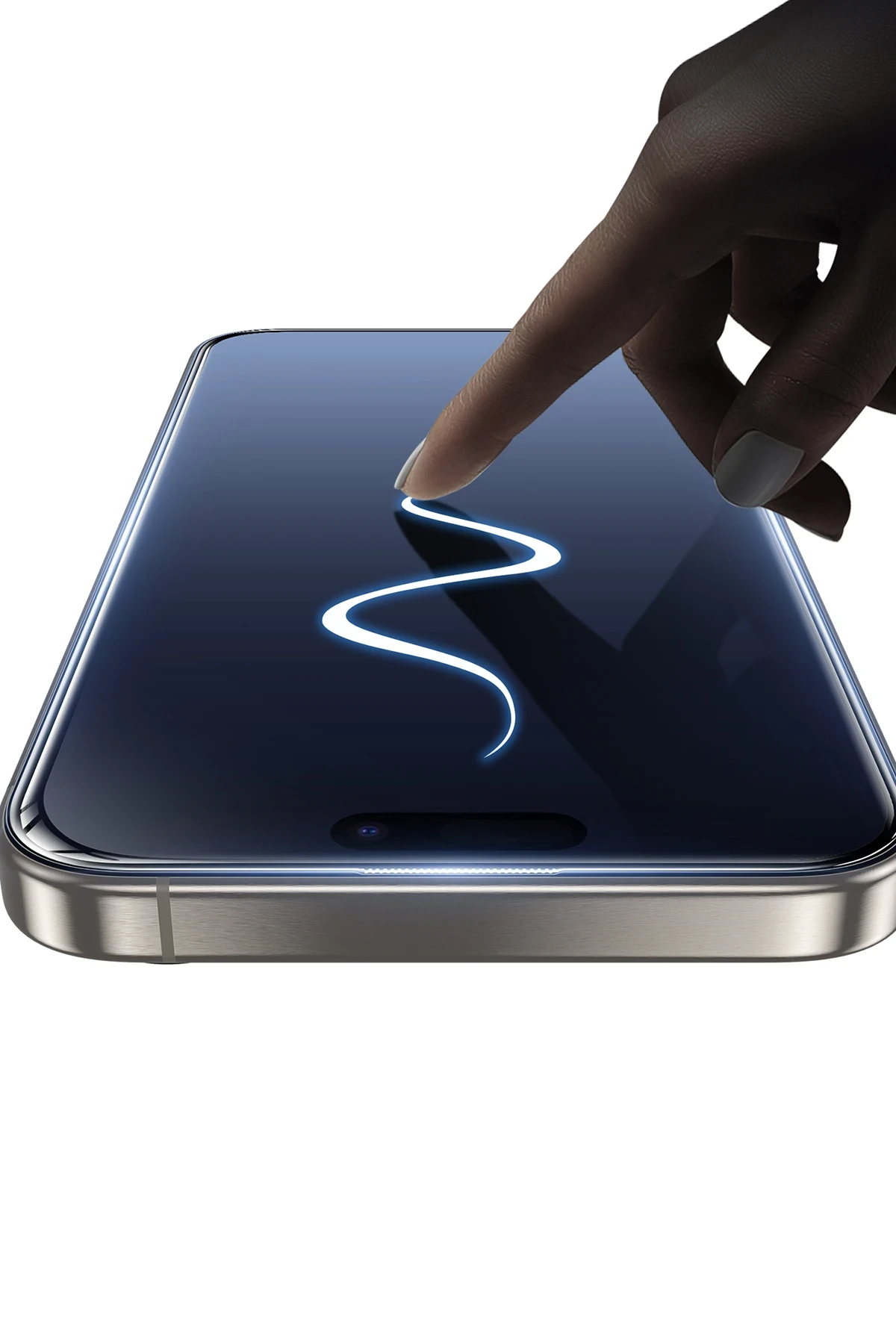 Keephone iPhone 14 UltraCurve HD 3D Cam Ekran Koruyucu