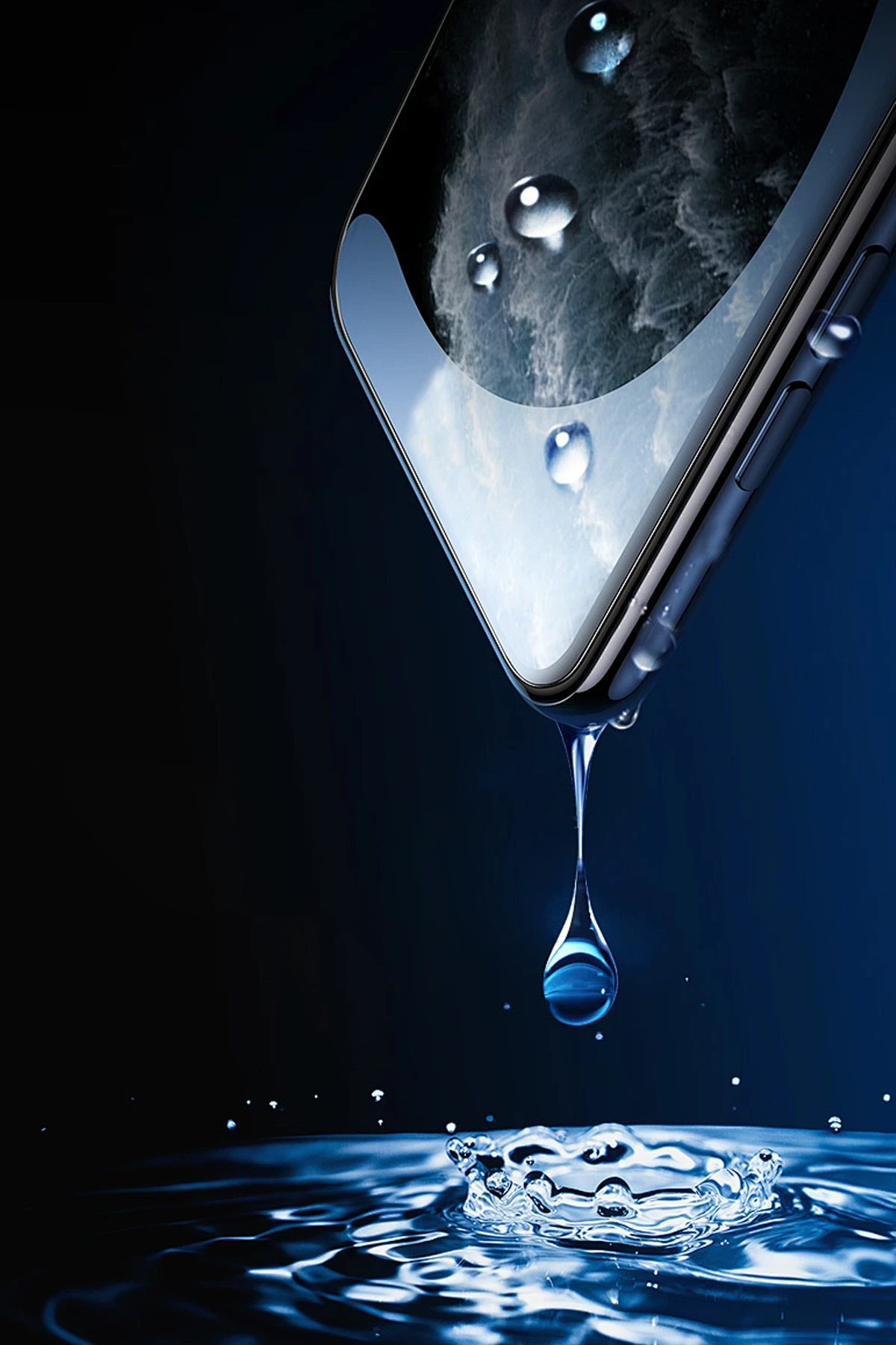 URR Apple iPhone 16 3D Anti-Peep Curved Hayalet Cam Ekran Koruyucu