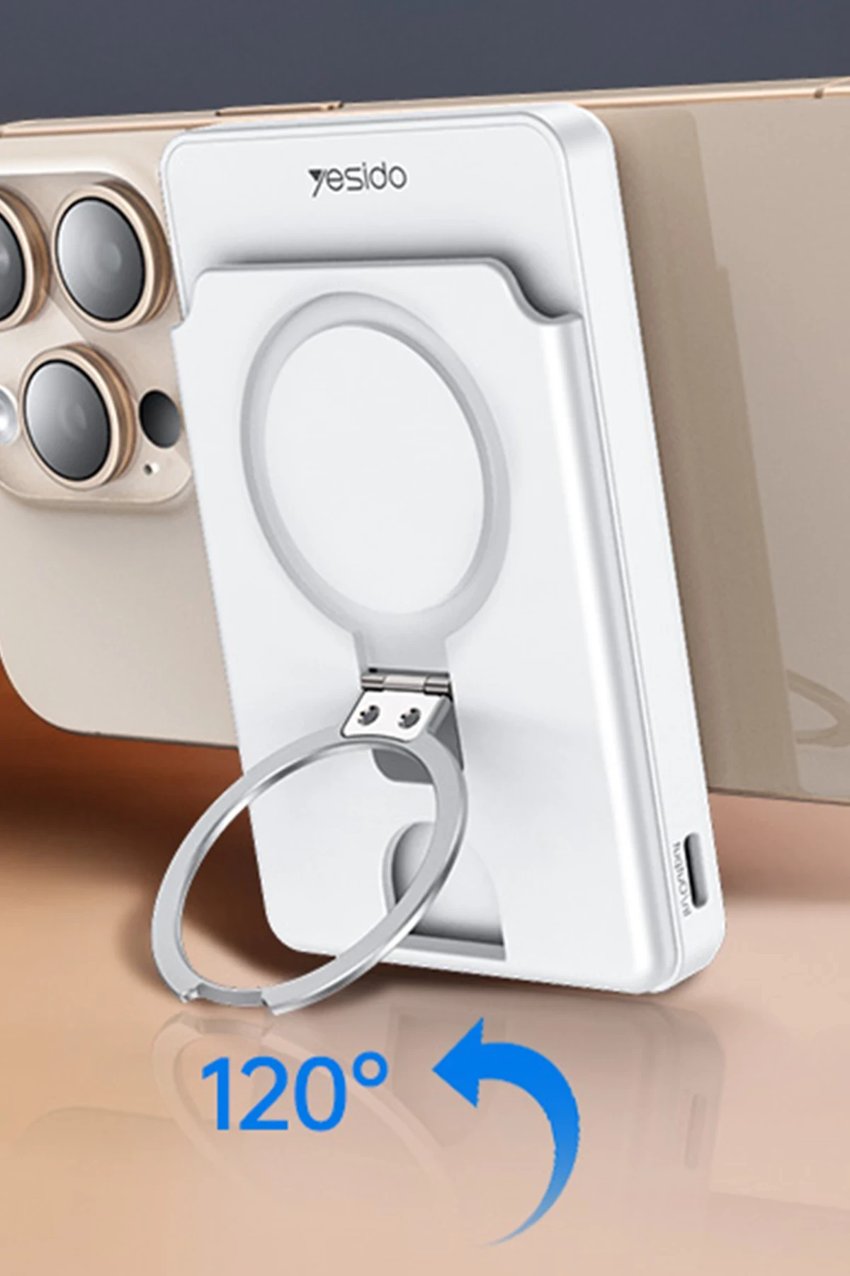 Yesido YP73 Apple Beni Bul Özellikli 5.000 mAh Kablosuz Magsafe Powerbank