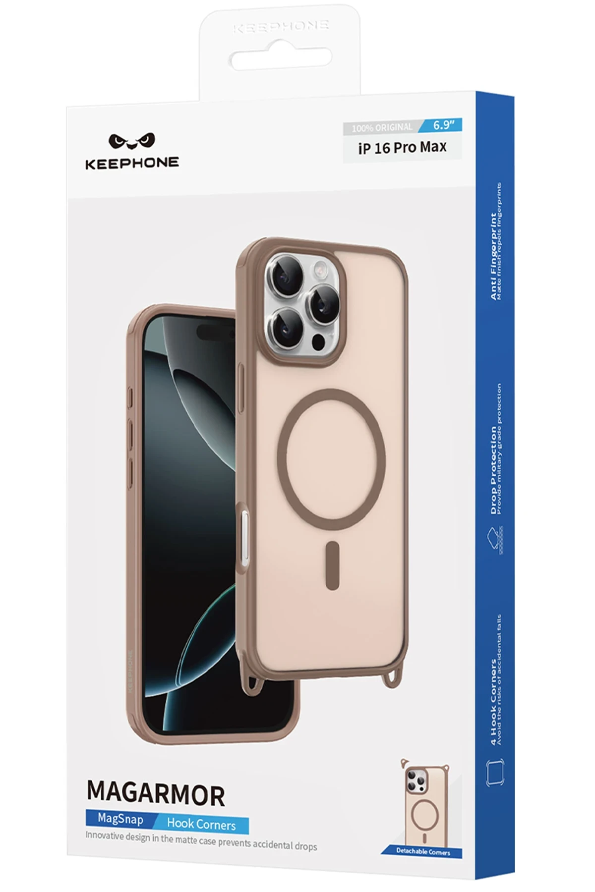 Keephone iPhone 16 Pro Max MagArmor Magsafe Kılıf