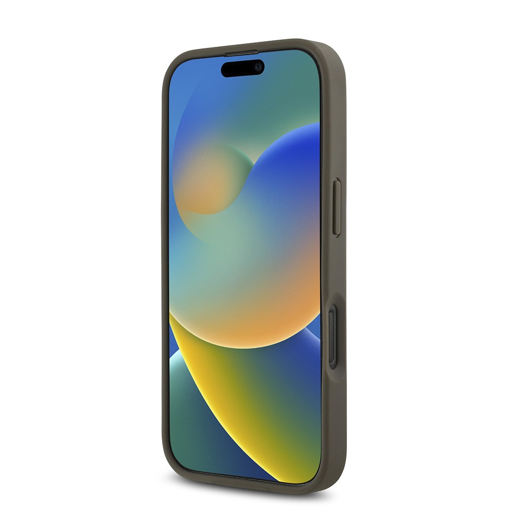Apple iPhone 16 Pro Kılıf DKNY Orjinal Lisanslı M-safe Şarj Özellikli 3D Yazılı Repeat Pattern Kapak
