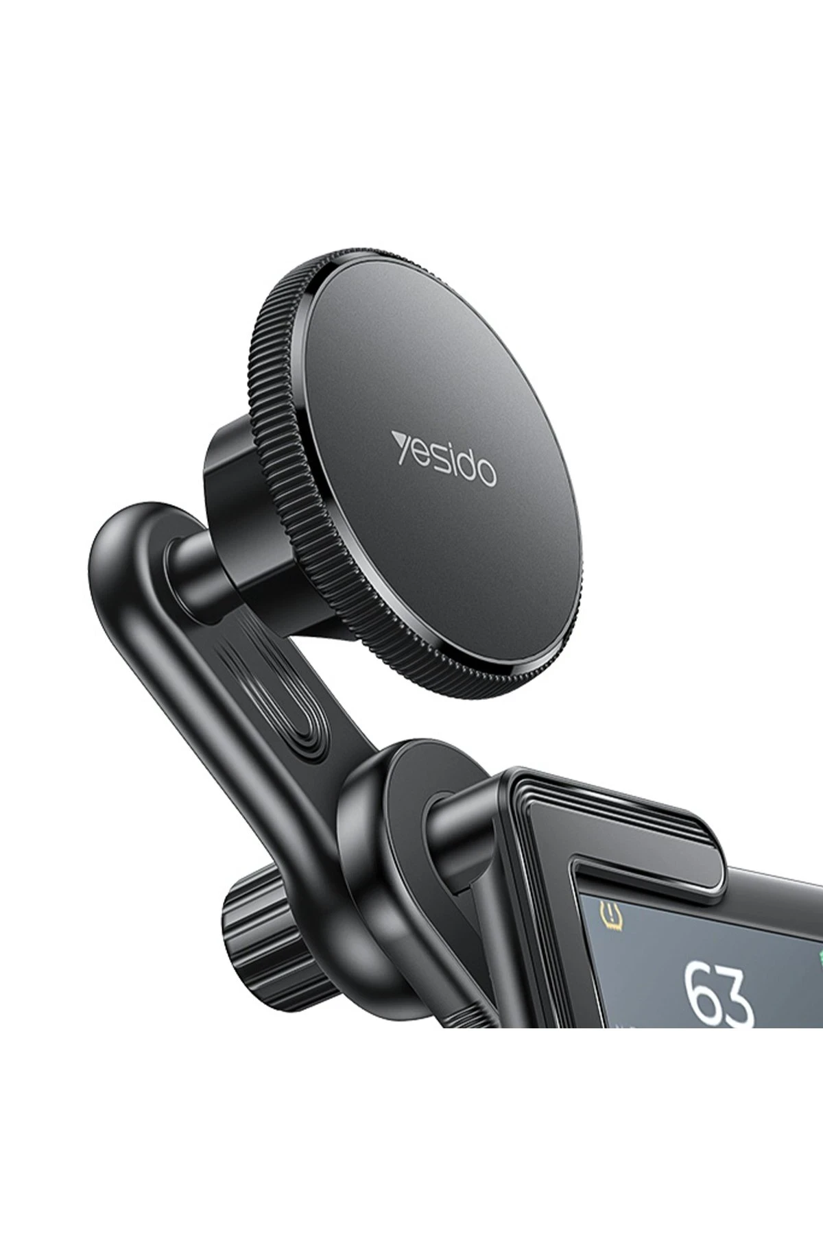 Yesido C213 360 Derece Ayarlanabilir Araç CarPlay Ekranına Sabitlenen Magsafe Araç Telefon Tutucu