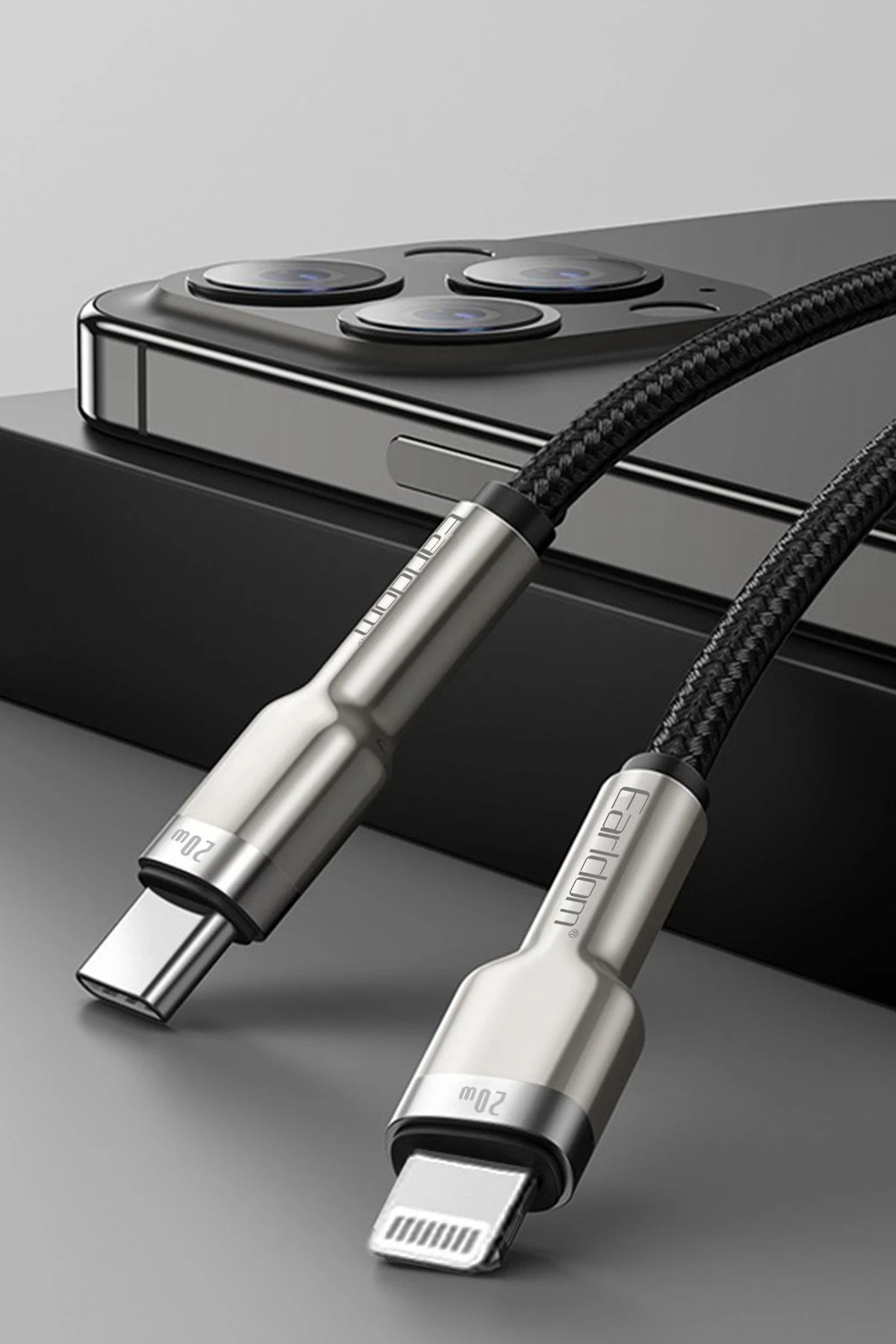 Earldom EC-PD01i 1M 20W Type-C to Lightning PD Hızlı Şarj Kablosu