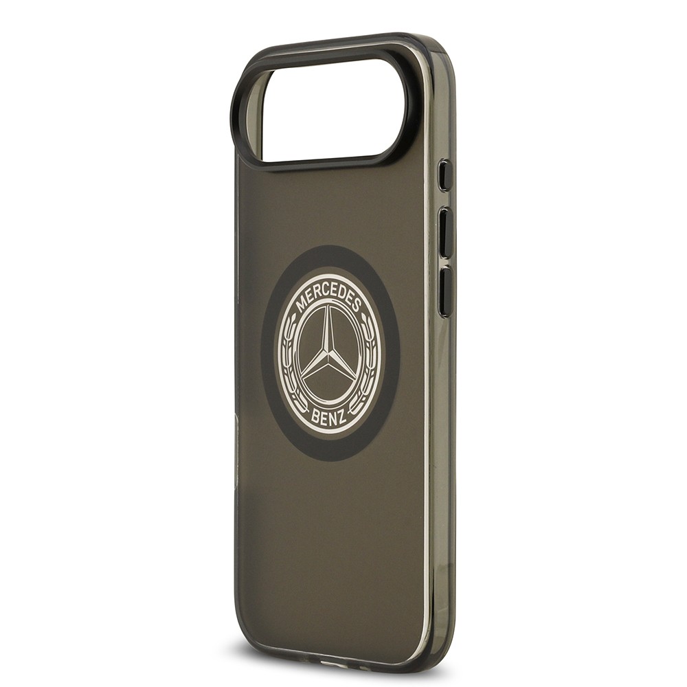 Apple iPhone 17 Air Kılıf Mercedes Benz Orjinal Lisanslı M-safe Şarj Özellikli Buzlu PC Nostaljik Yıldız Dizayn Kapak