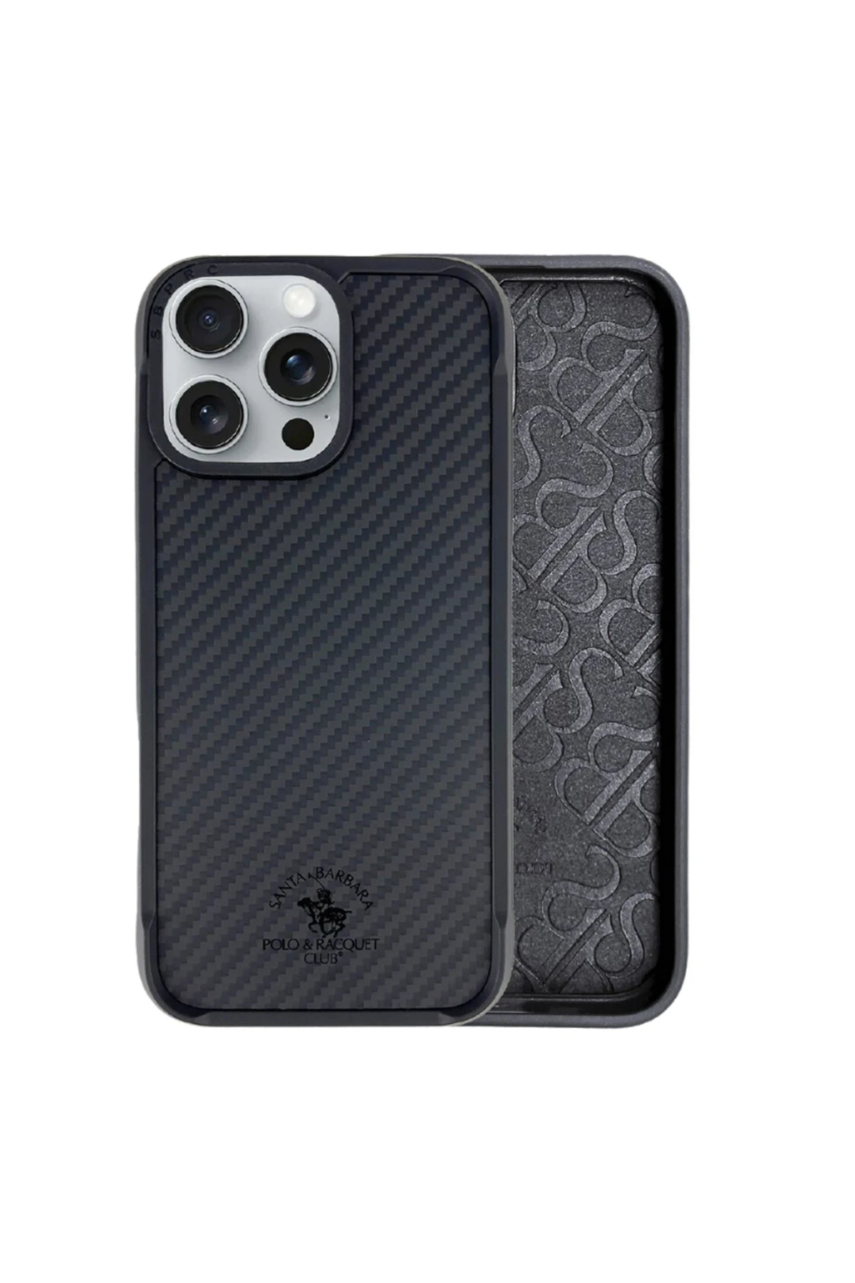 Santa Barbara Polo Racquet Club iPhone 16 Plus Elvis Karbon Magsafe Kapak