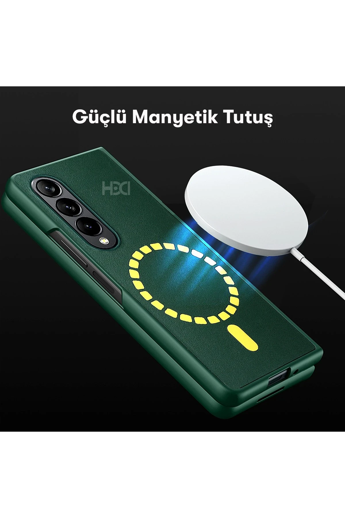 HDD Samsung Galaxy Z Fold 3 Kılıf HBC-156 Forum Magneticsafe Kapak