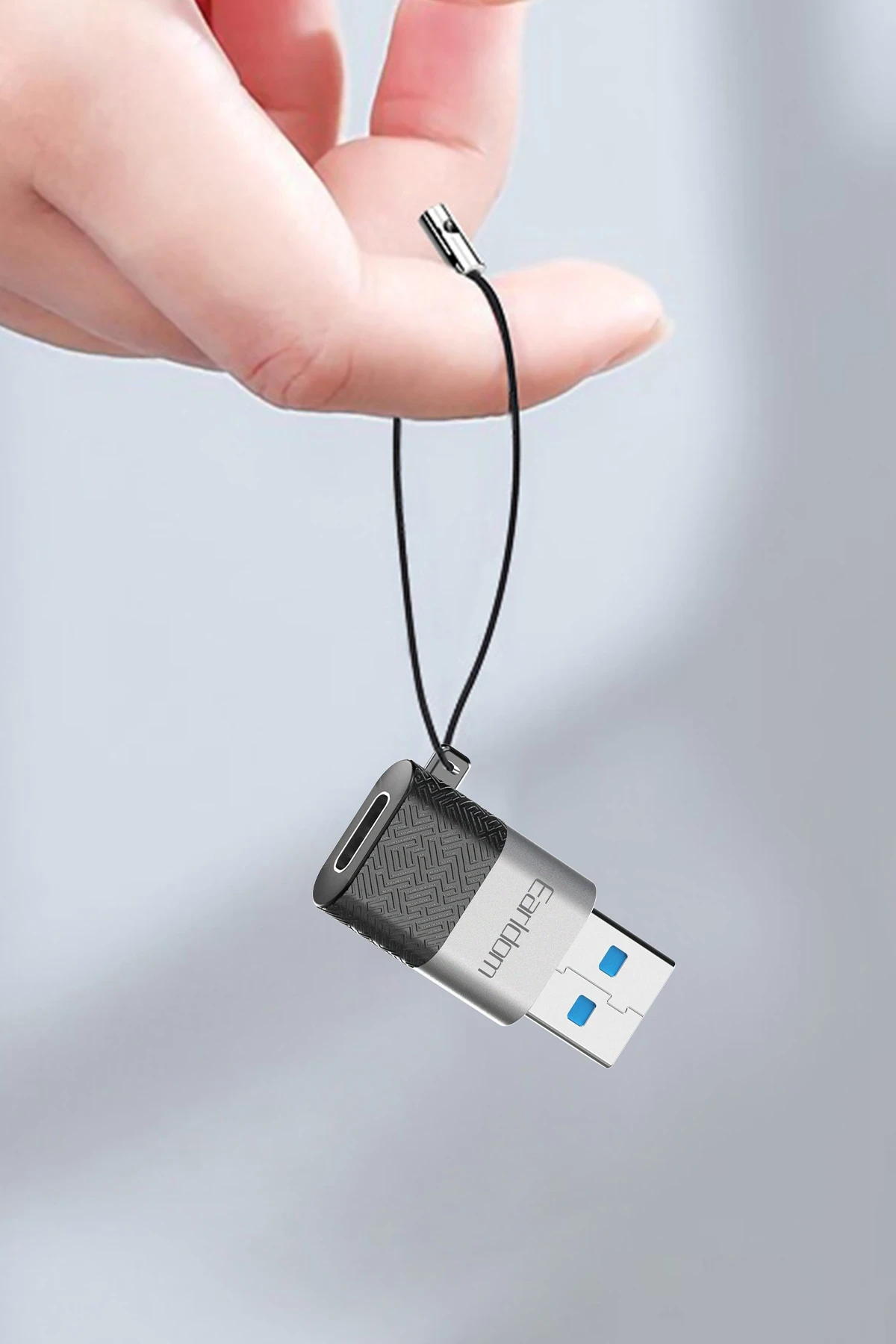 Earldom OT75 Tak Çalıştır USB to Type-C Dönüştürücü