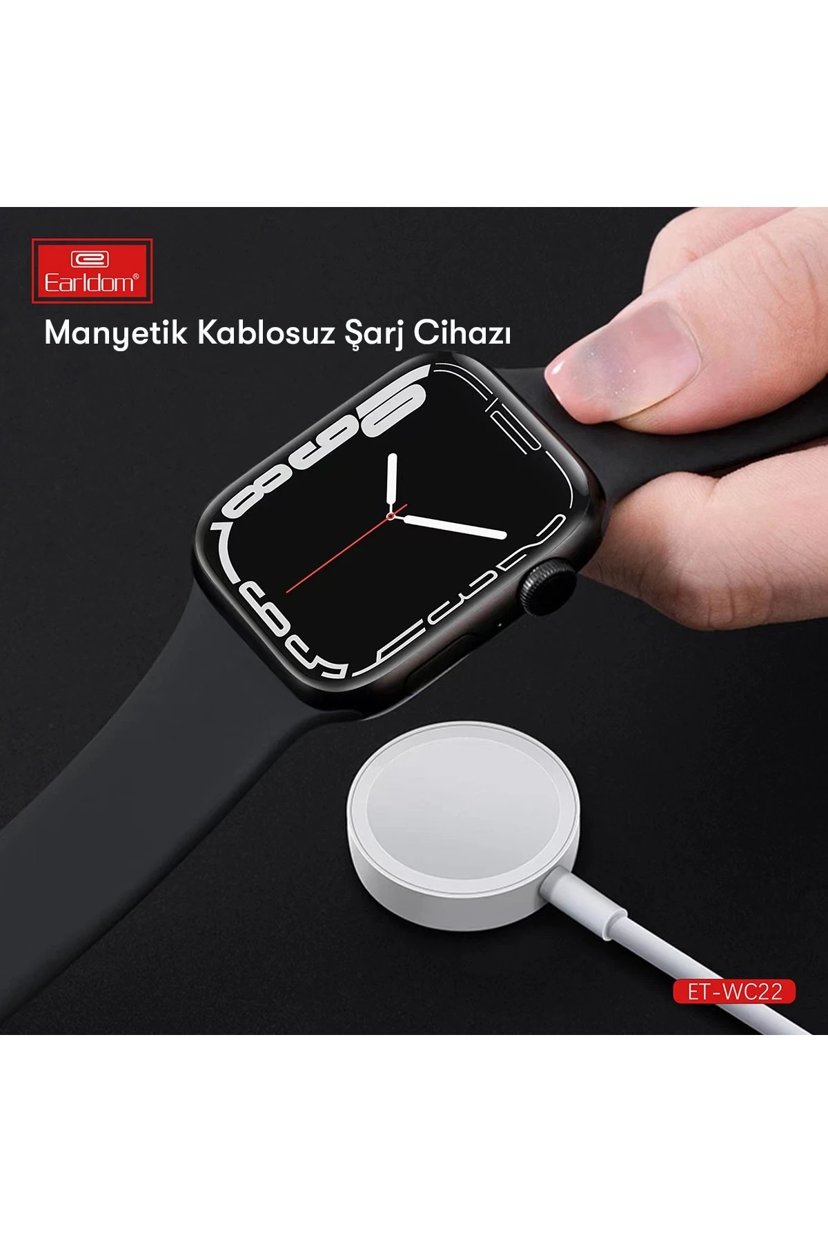 Earldom WC22 Apple Watch Kablosuz Type-C Şarj Cihazı