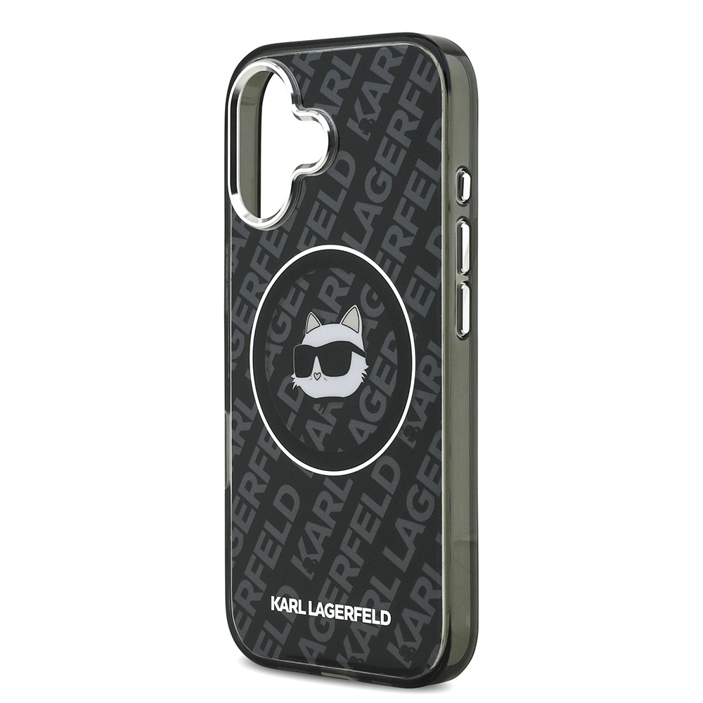 Apple iPhone 17 Kılıf Karl Lagerfeld Orjinal Lisanslı IML Baskılı Choupette Heads Kapak