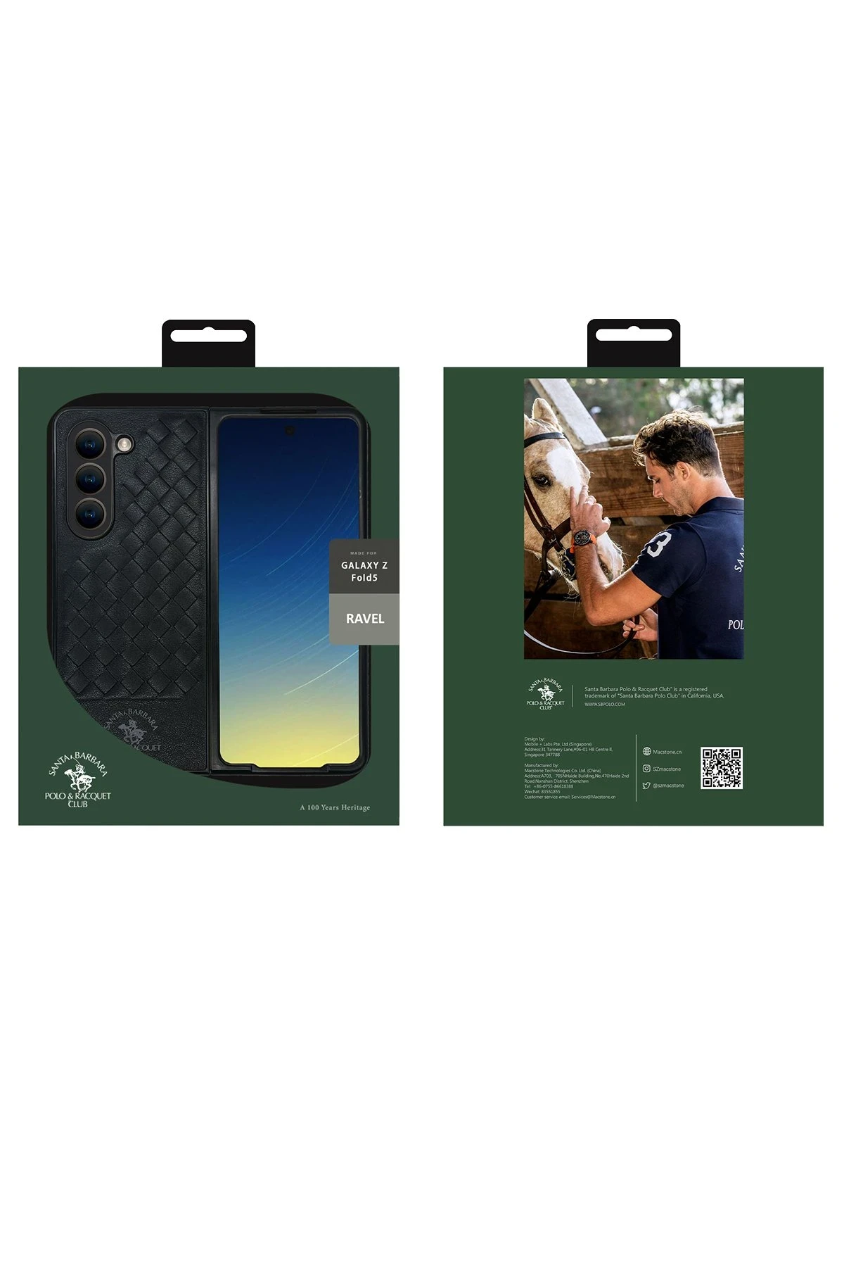 Santa Barbara Polo Racquet Club Samsung Galaxy Z Fold 5 Ravel Deri Kapak