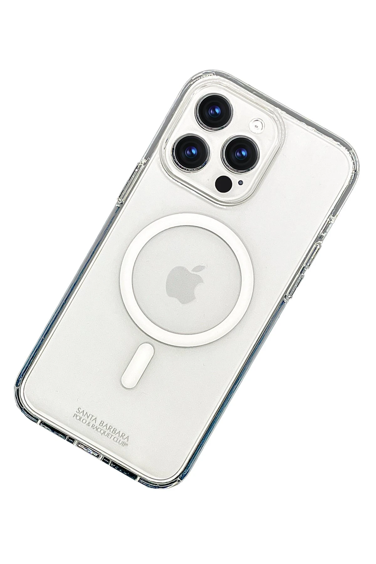 Santa Barbara Polo Racquet Club iPhone 15 Pro Gleen Magsafe Şeffaf Kapak