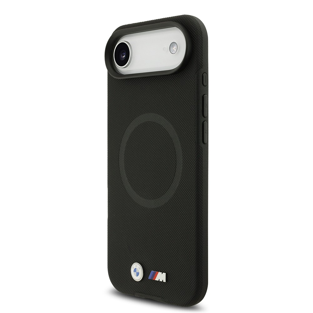 Apple iPhone 17 Air Kılıf BMW Orjinal Lisanslı M-safe Şarj Özellikli Metal Logolu Delikli M Dizayn Deri Kapak