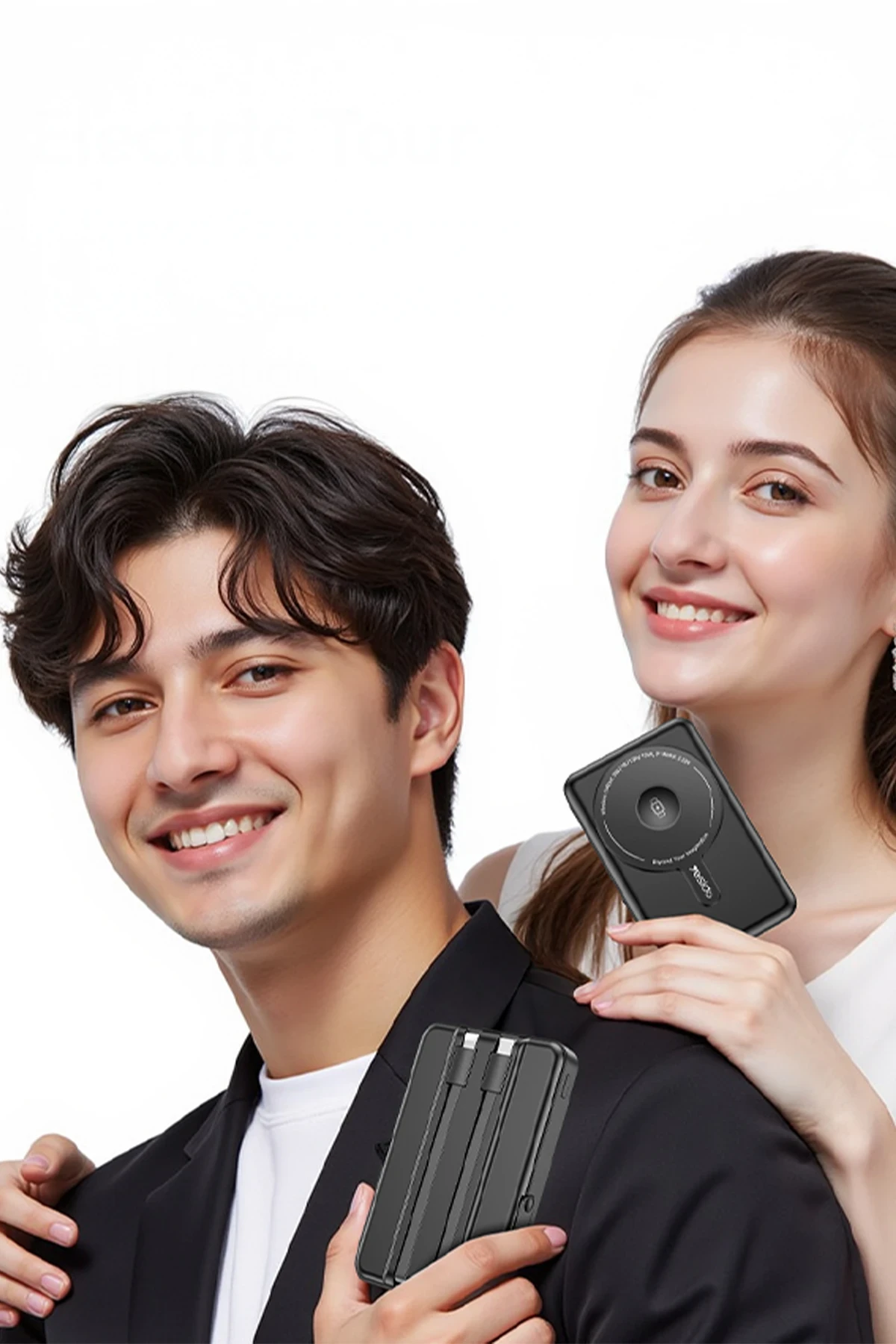 Yesido YP72 Dijital Göstergeli 10.000 mAh Kablosuz Magsafe Powerbank