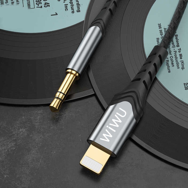 Wiwu YP-02 Lightning To Aux Audio Kablo