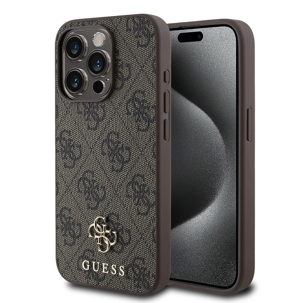Apple iPhone 14 Pro Max Kılıf Guess Orjinal Lisanslı M-safe Şarj Özellikli Small 4G Classic Kapak